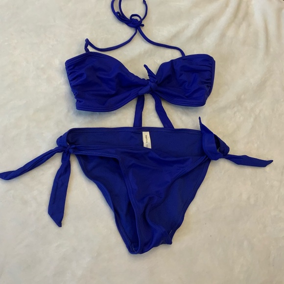 GAP Other - Gap Body Swimsuit 2 Piece Blue Padded Top